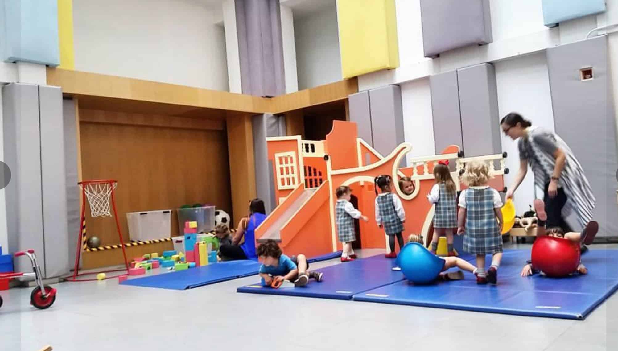 Children in the gym